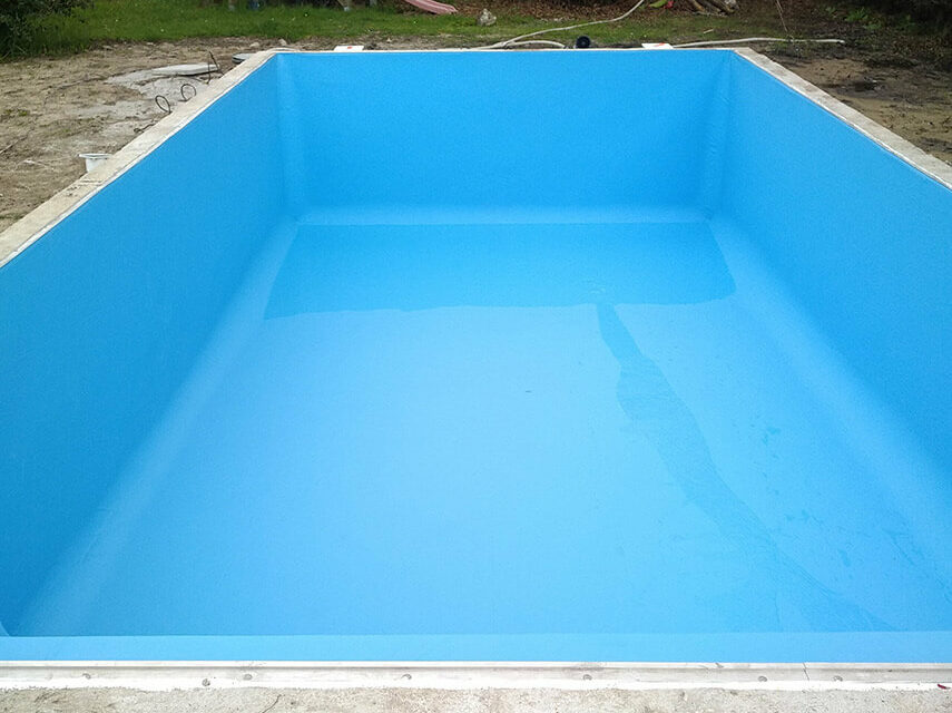 mise en eau de la piscine 